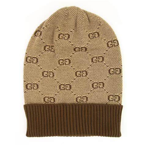 brown gucci beanie|More.